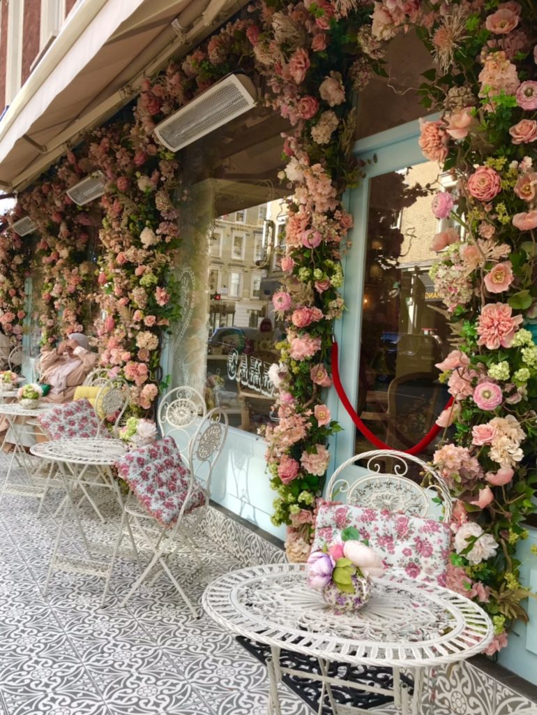 London floral restaurants
