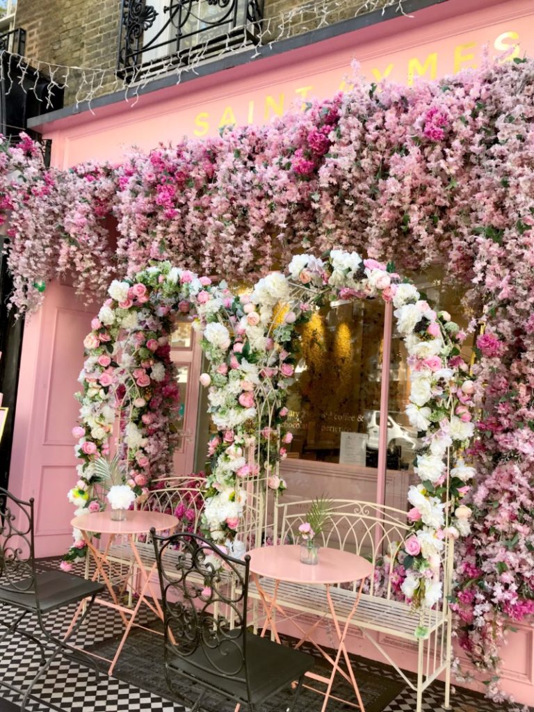 saint aymes London floral restaurants