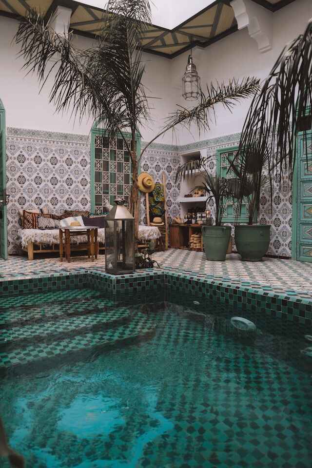 Picture of a boutique Riad in a safe neighbourhood of Morocco
