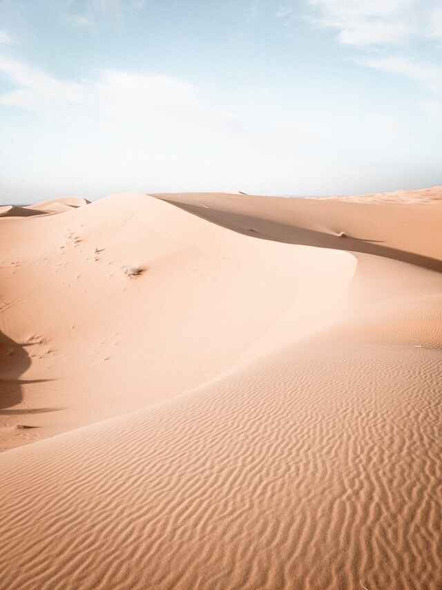 Moroccan desert landscape