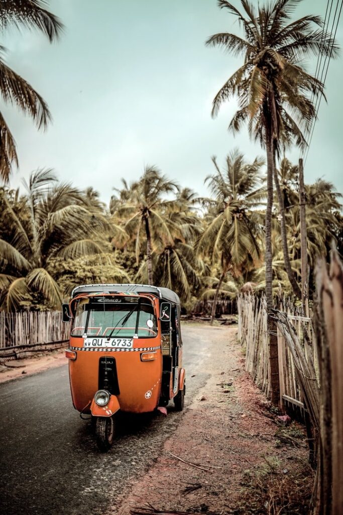 tuk tuk in Sri Lanka