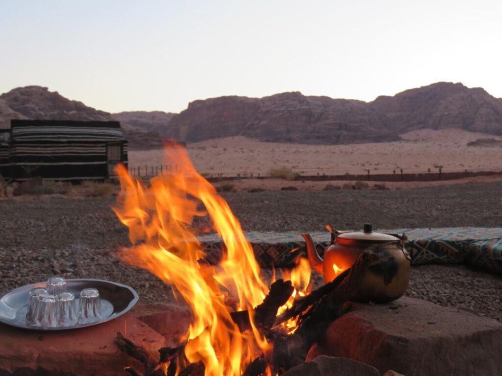 Bedouin wadi rum campfire