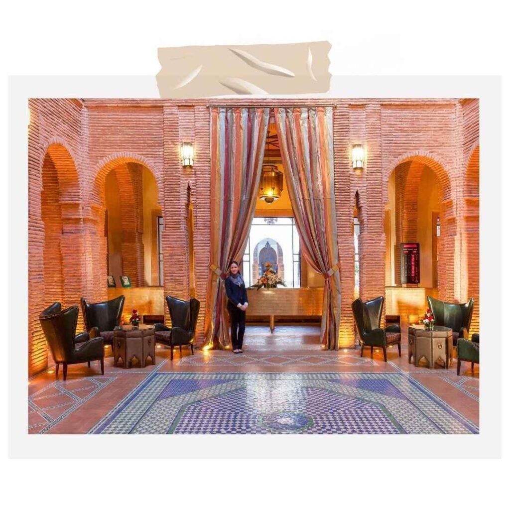 lobby at Jaal Riad Resort