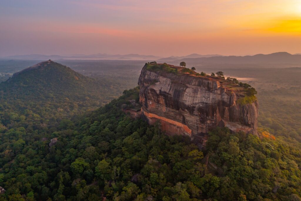 Pidurangala Rock the best viewpoint of Lion's Rock