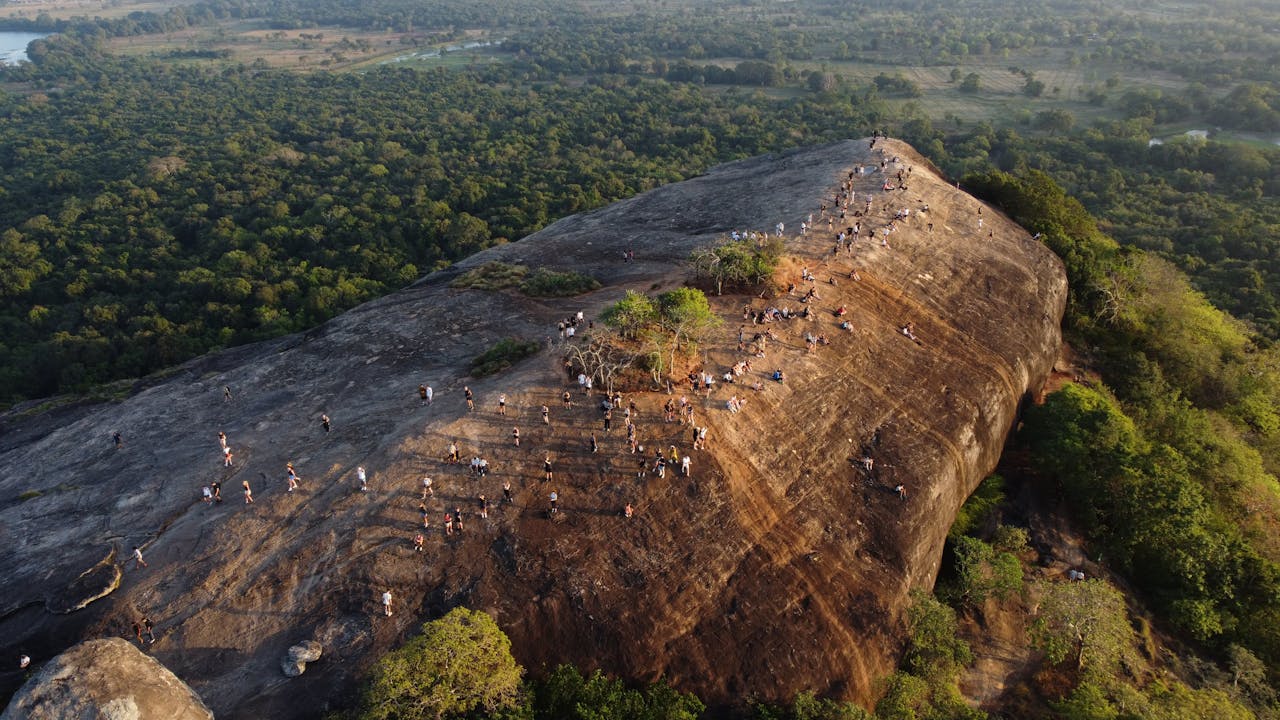 Top of Sigiriya Lion Rock
